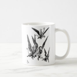 Zauberer- von Ozfliegen-Affen Kaffeetasse