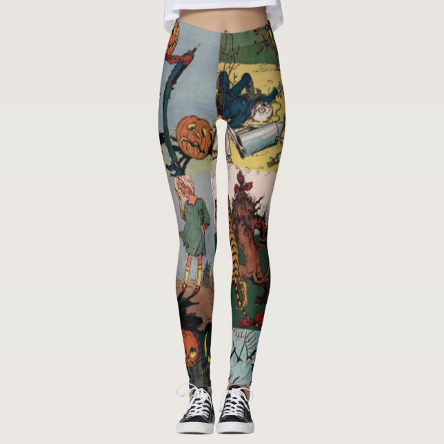 Zauberer- von Ozstrumpfhosen Leggings (Vorderseite)