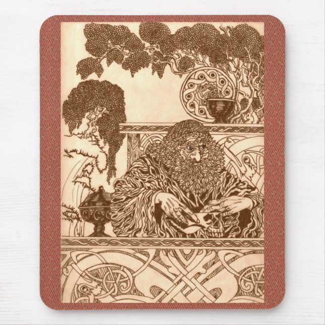 Zauberer-Waldland Mousepad (Vorne)