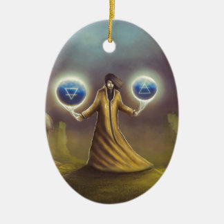 Zaubererphantasiemagie Keramikornament