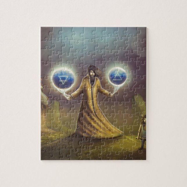 Zaubererphantasiemagie Puzzle (Vertikal)