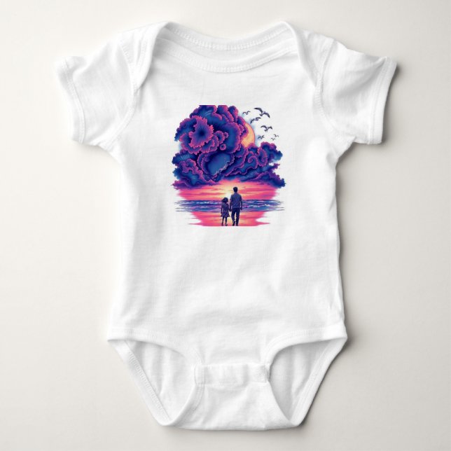 Zauberfamilie Baby Strampler (Vorderseite)