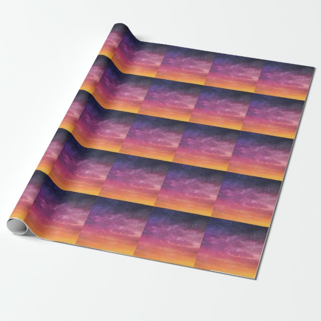 Zauberfarbe: Himmelshintergrund bezaubern. Geschenkpapier (Ungerollt)