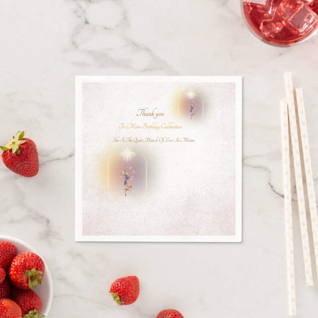 Zauberforen zur Geburtstagszeitung Napkins Serviette (Beispiel)