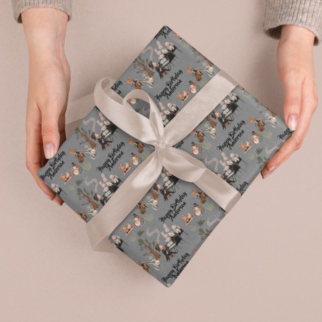 Zauberforscher-Musiker Wrapping Paper Sheets Geschenkpapier Set (Wish a special little musician a happy birthday with these magical forest wrapping paper sheets! )