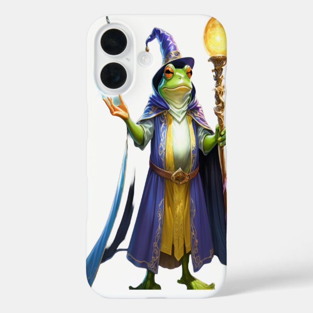 Zauberfrosch beim Zaubern Case-Mate iPhone Hülle (Rückseite)
