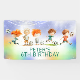 Zauberfußball Geburtstagsspiel Banner