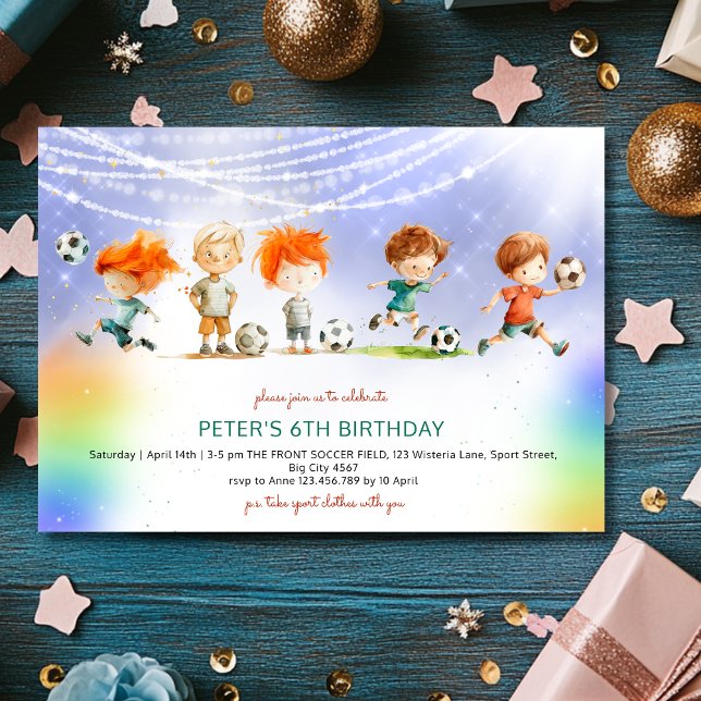 Zauberfußball Geburtstagsspiel Einladung (Von Creator hochgeladen)