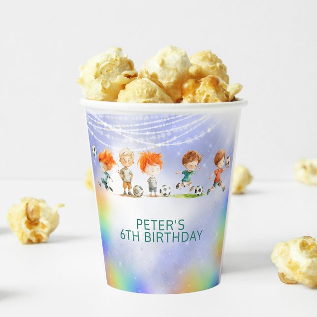 Zauberfußball Geburtstagsspiel Pappbecher (Von Creator hochgeladen)