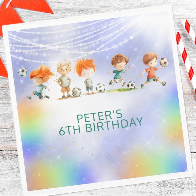 Zauberfußball Geburtstagsspiel Serviette (Von Creator hochgeladen)