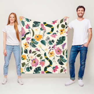 Zaubergarten Fleecedecke