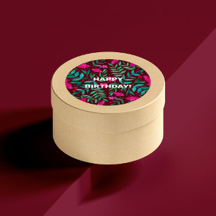 Zaubergarten Geburtstagsrundkleber Runder Aufkleber