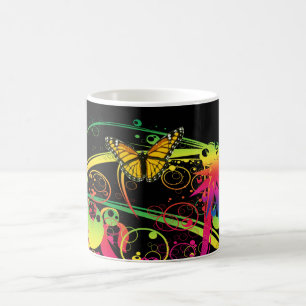 Zaubergarten mit Schmetterlingen Kaffeetasse