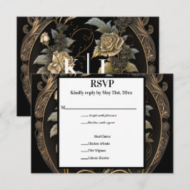 Zaubergold RSVP Karte