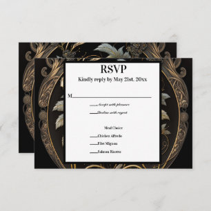 Zaubergold RSVP Karte