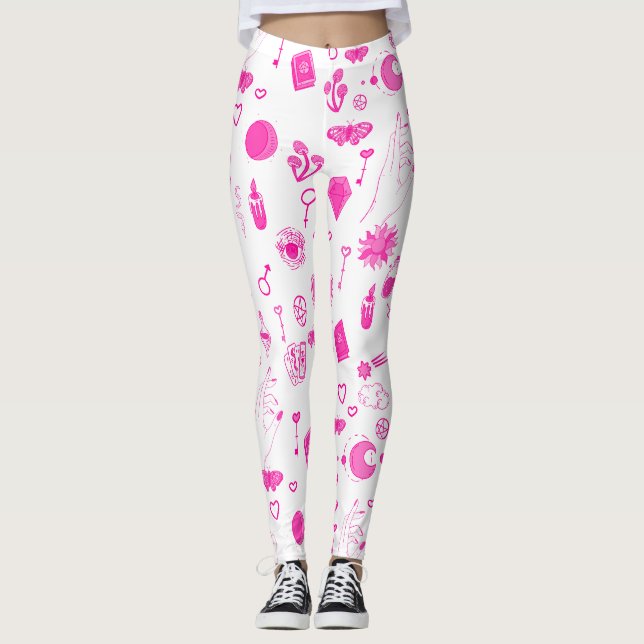 zauberhaft pinkfarben leggings (Vorderseite)