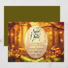 Zauberhafte Amberwaldhochzeit Save The Date