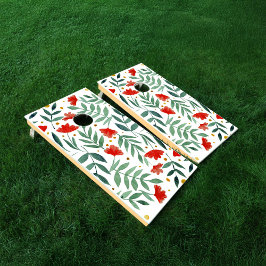 Zauberhafte Blume in Rot und Grün