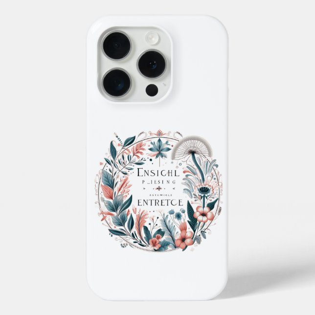 Zauberhafte Blumenpracht Case-Mate iPhone Hülle (Rückseite)