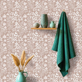 Zauberhafte Blumenwiesen-Träume L6 Weiße graue Flo Tapete