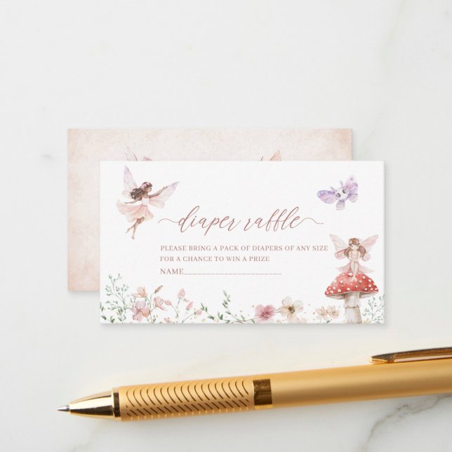 Zauberhafte Blumenzauber-Märchenschau Princess Bab Begleitkarte (Vorderseite/Rückseite Beispiel)