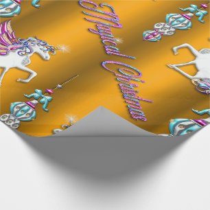 Zauberhafte Einhorn Geschenkpapier