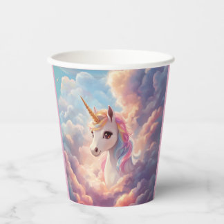 Zauberhafte Einhorn-Party-Tasse Pappbecher