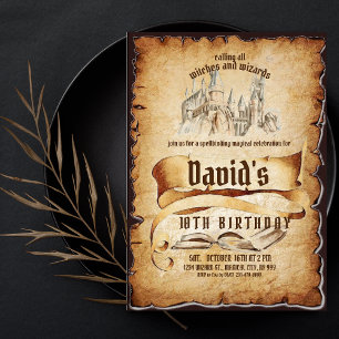 Zauberhafte, fabelhafte 10. Geburtstagsparty Einla Einladung