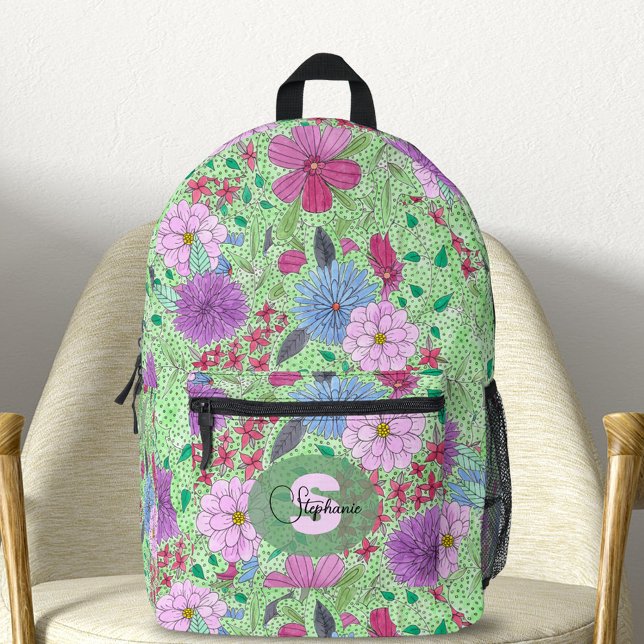 Zauberhafte Farben für den Kunstgarten Bedruckter Rucksack (Von Creator hochgeladen)