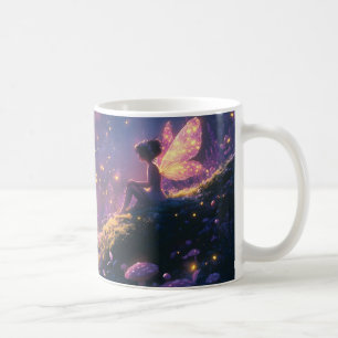 Zauberhafte Fee in einem magischen Wald Kaffeetasse