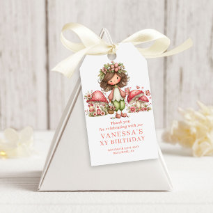 Zauberhafte Feen Rosa Blumen Mädchen Geburtstags G Geschenkanhänger