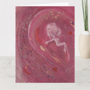 Zauberhafte Feengrußkarte Karte