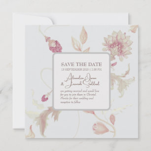 Zauberhafte Flat Save The Date Karte