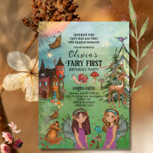 Zauberhafte Forest Fairy zum ersten Geburtstag