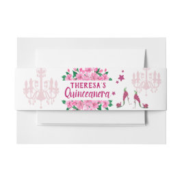 Zauberhafte Gartenmädchen - Lámpara rosa zapato Einladungsbanderole