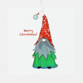 Zauberhafte Gnome Weihnachtsdekoration Ornament Aus Metall