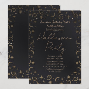 Zauberhafte Halloween-Getränke Kostümparty Einladung