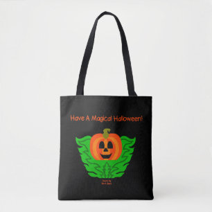 Zauberhafte Halloween-Kürbiskröte-Universaltasche