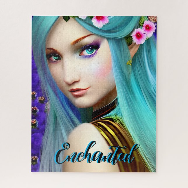 Zauberhafte Hübsche Märchen Puzzle (Vertikal)