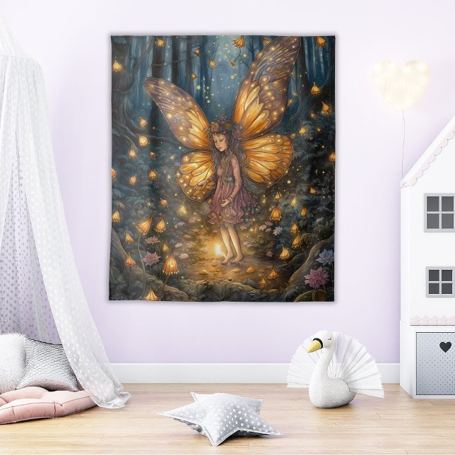 Zauberhafte Kunstkids oder Kinderzimmer Room Wall Wandteppich (Magical Fairy Art Kids or Nursery Room Wall Tapestry
)