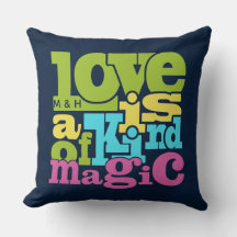 Zauberhafte Liebe, kundenspezifische Monogramm-Kop