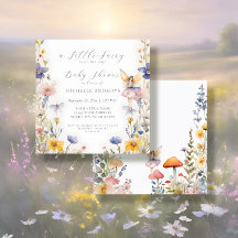 Zauberhafte Mushroom Floral Girl Babydusche