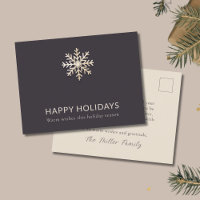 Zauberhafte Snowflake Happy Holidays