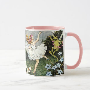 Zauberhafte Tanzmühle und Frosch Zwei-Tone-Tasse Tasse