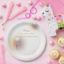 Zauberhafte Teller zur Geburtstagsfeier von Mama