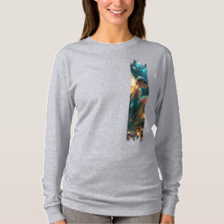 Zauberhafte Waldbrauerei Pinselstrich T-Shirt