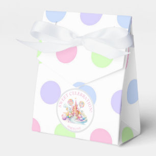 Zauberhafte Wasserfarben-Pastell-Candyland-Geburts Geschenkschachtel
