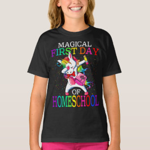 Zauberhafter erster Tag des Homeschools zurück zur T-Shirt