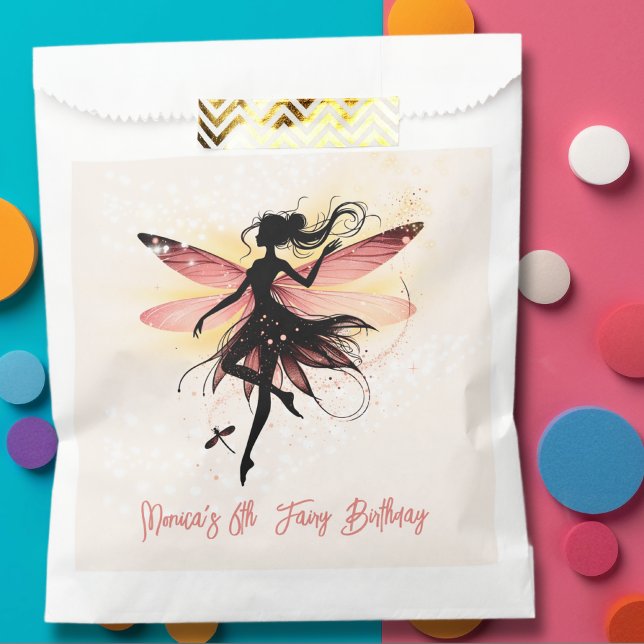 Zauberhafter Fee Silhouette Kindergeburtstag Geschenktütchen (Von Creator hochgeladen)