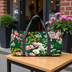 Zauberhafter Garten Wildblumen Druck Duffle Bag